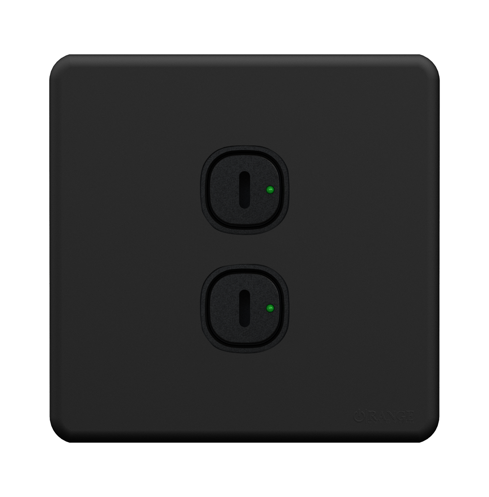 ENIGMA 2.1Amp. 2Gang Type-C USB Charger Outlet Gunmetal (British Standard)