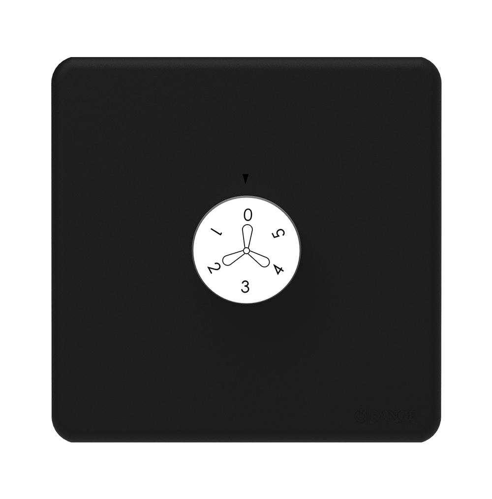 ENIGMA 90Watt 5Step Humfree Fan Controller Pearl Black (British Standard)
