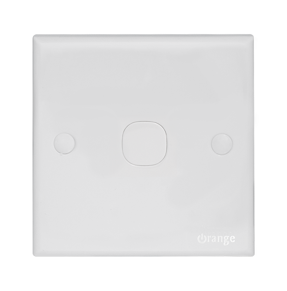 CASABLANCA 1Gang Blank Plate with Removable Plug White