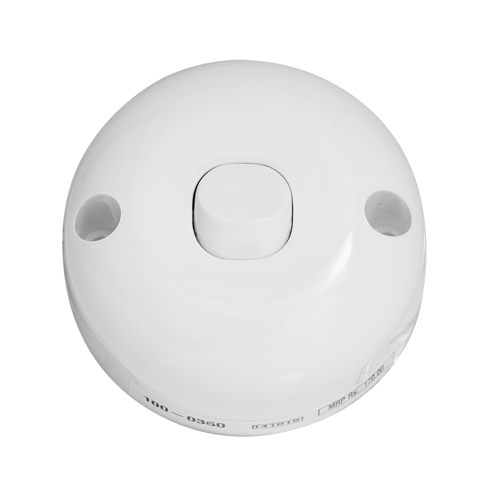 CASABLANCA 10Amp. 1 Way Tumbler Switch White