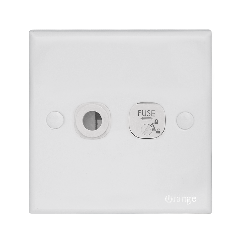 CASABLANCA 13Amp. 1Gang Fused Flex Outlet White
