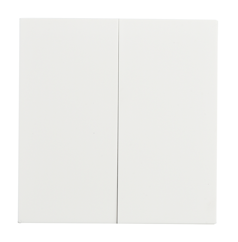 VIRAGO 2Gang 1Way Switch White
