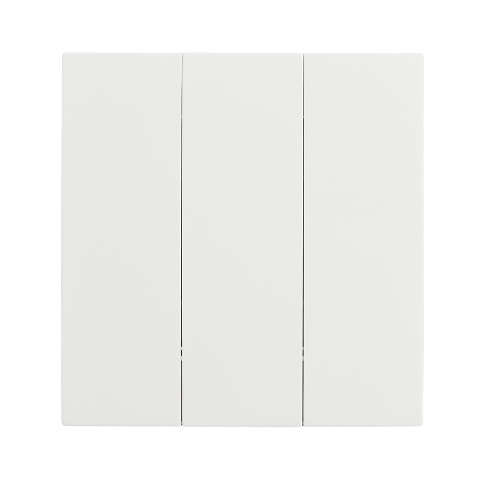 VIRAGO 3Gang 1Way Switch White