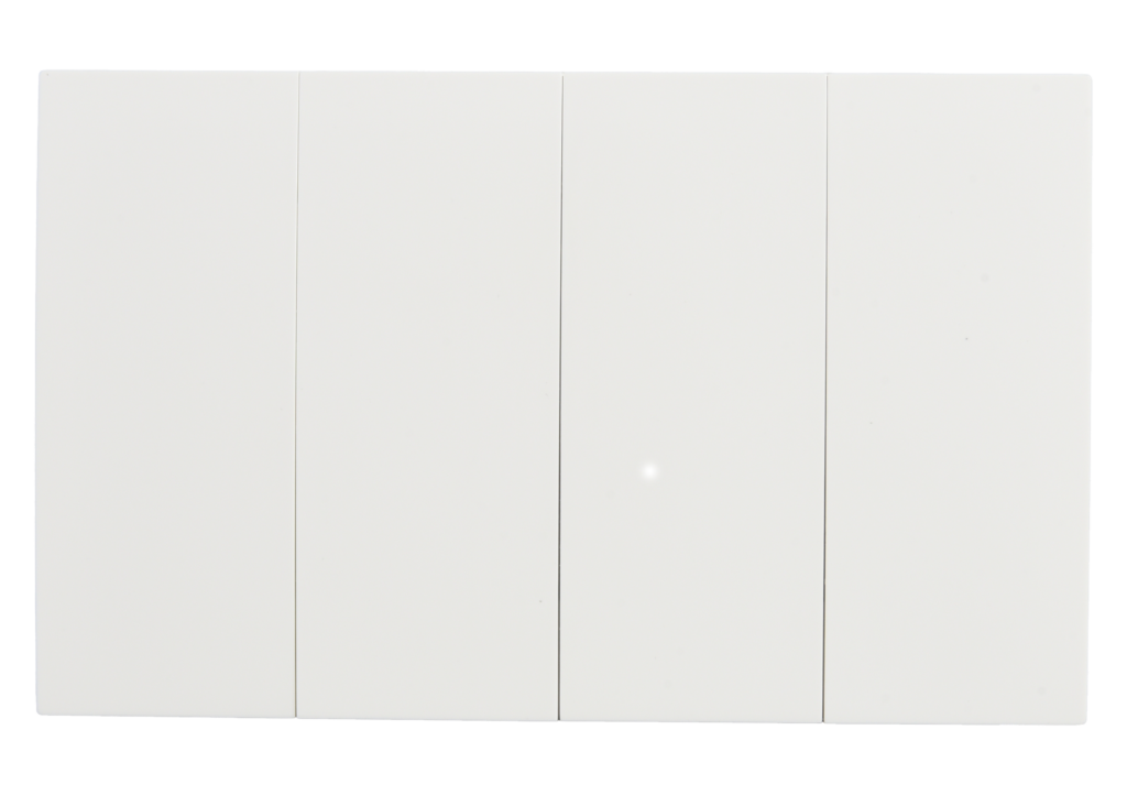 VIRAGO 4Gang 1Way Switch (3X6) White