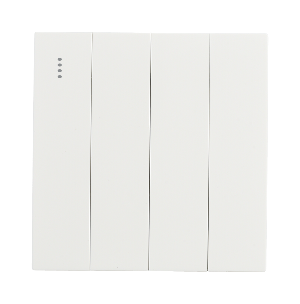 VIRAGO 4Gang 2Way Switch with Indicator White