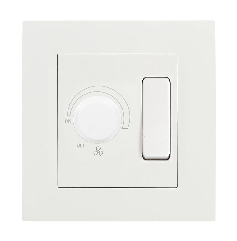 VIRAGO 400Watt Fan Dimmer Controller with Switch White
