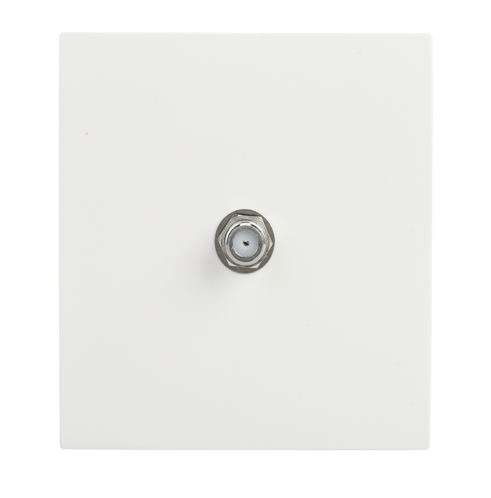 VIRAGO 1Gang ETV Outlet White