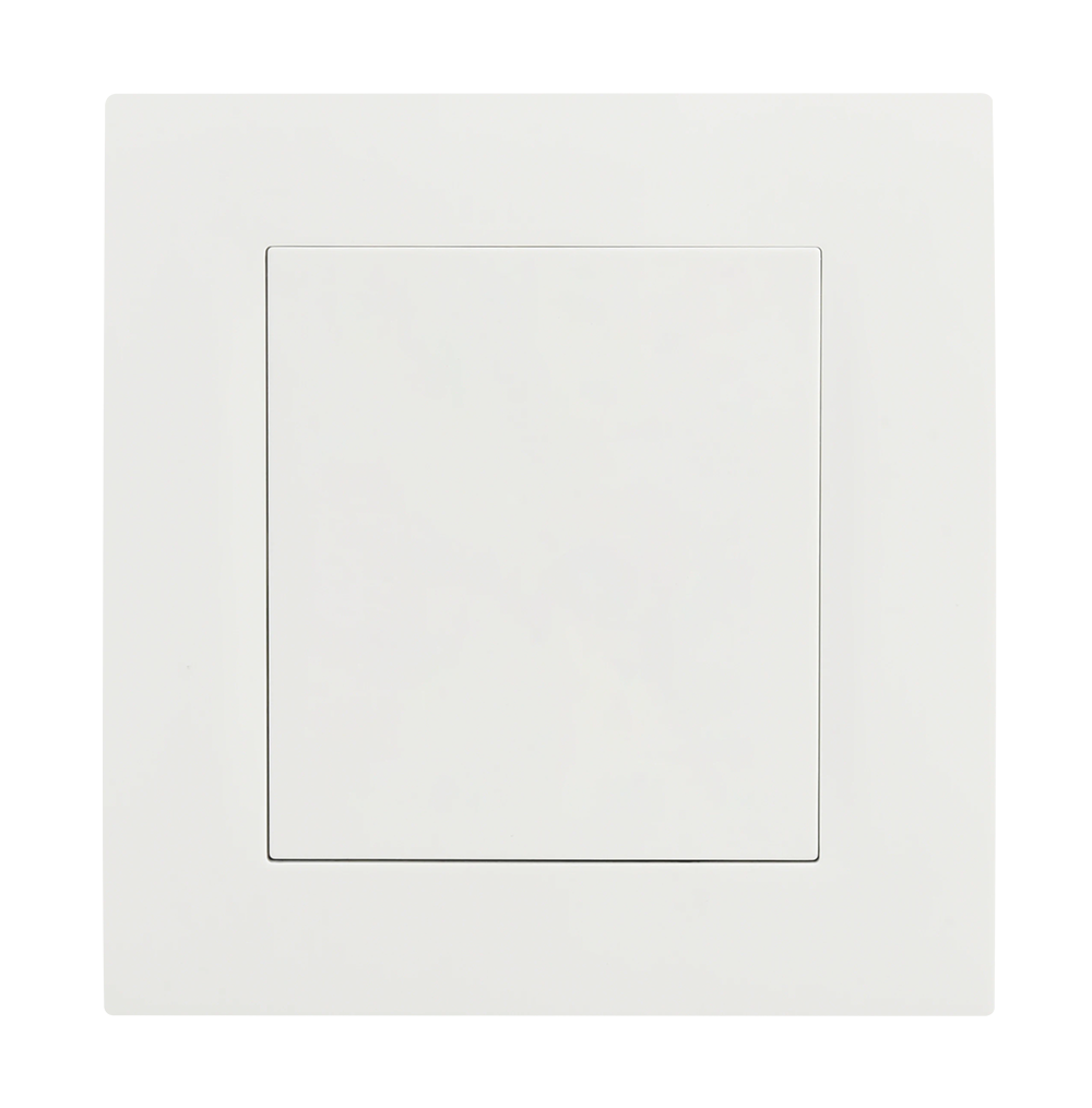 VIRAGO 1Gang Blank Plate White