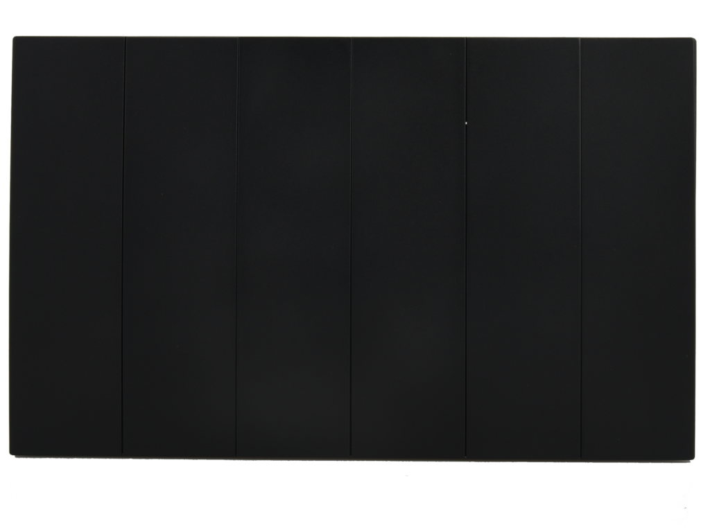 VIRAGO 6Gang 1Way Switch Black