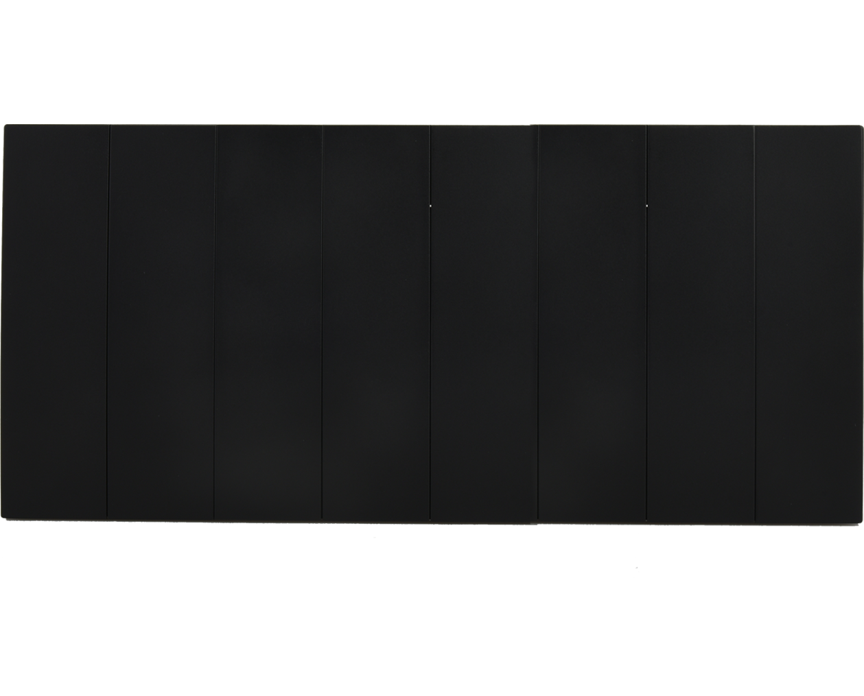 VIRAGO 8Gang 1Way Switch Black