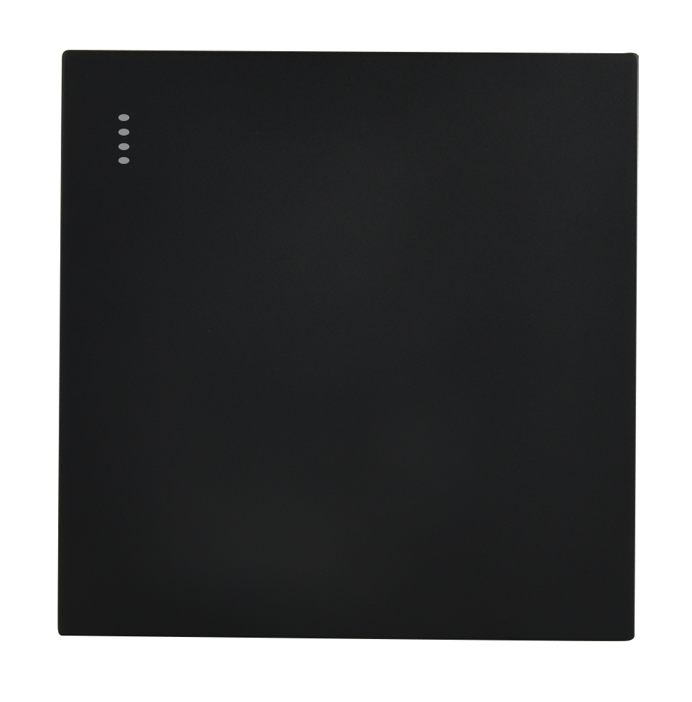 VIRAGO 1Gang 2Way Switch with Indicator Black