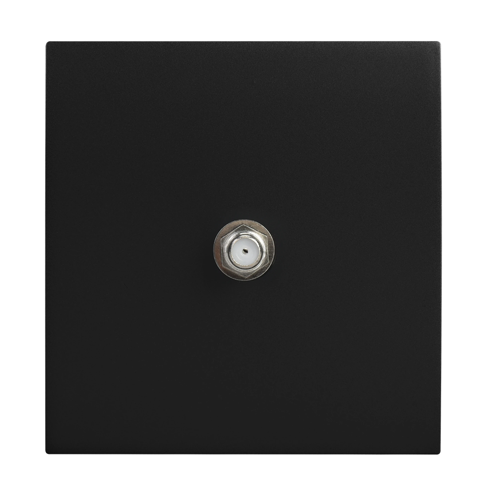 VIRAGO 1Gang F-Connector Black