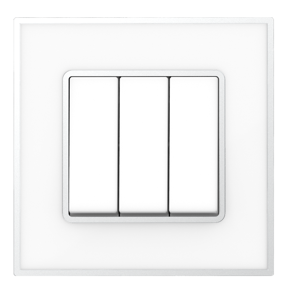 YULE 16Amp. 3Gang 1Way Switch White