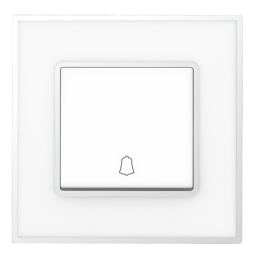 YULE 16Amp. 1Gang 1Way  Bell Press Switch White