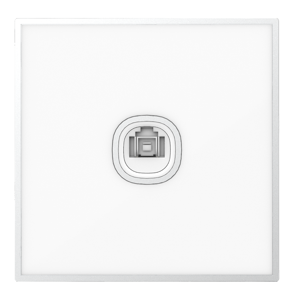YULE 1Gang 8Wire 8Contact Telephone/Data Outlet White