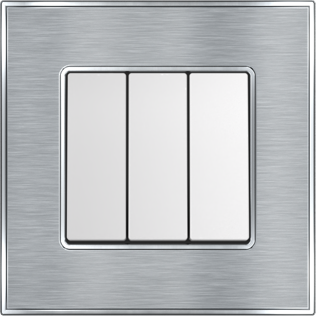 YULE 16Amp. 3Gang 2Way Switch Silver