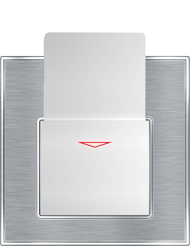 YULE 25Amp. Electronic Key Card Switch Silver