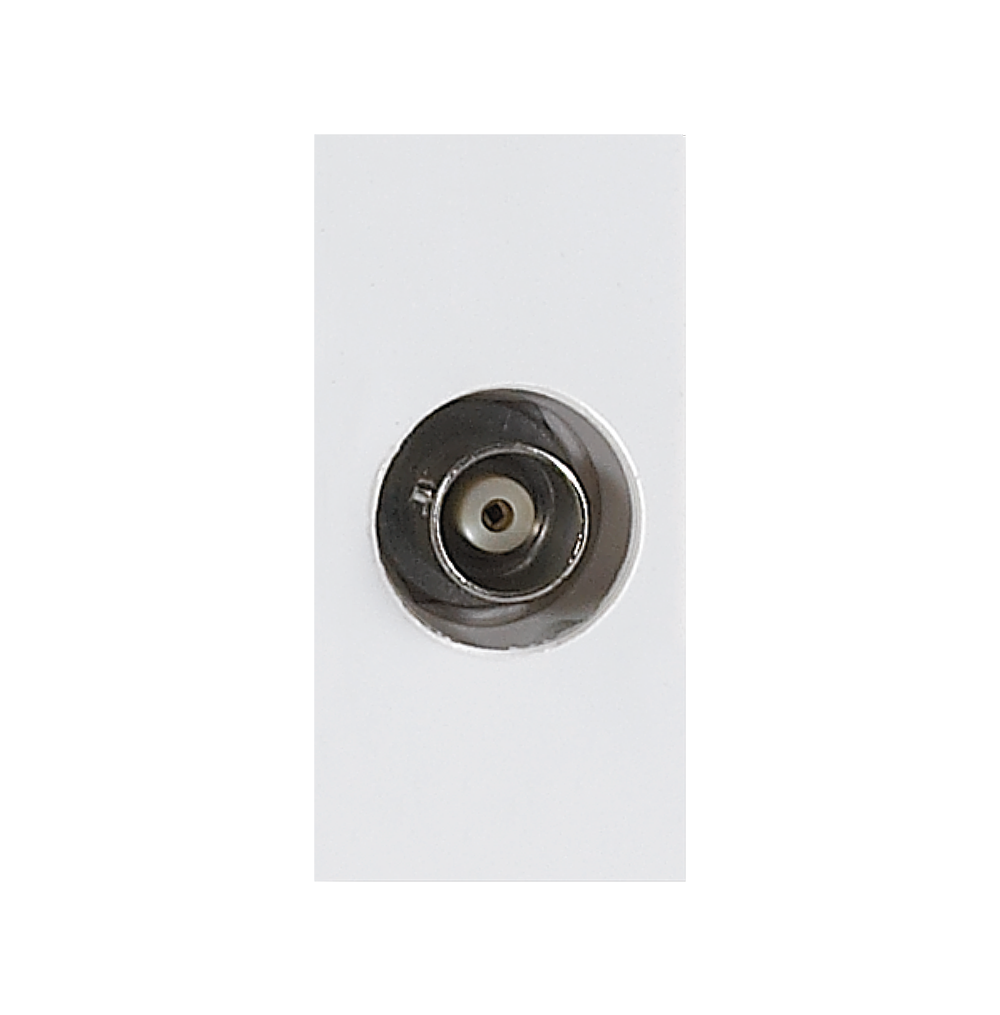 SPARTA 1 Module Size 75Ohm TV Socket Outlet – White – Module Only