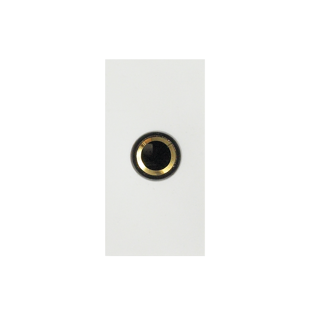 SPARTA 1 Module Size Speaker Socket Outlet – White – Module Only