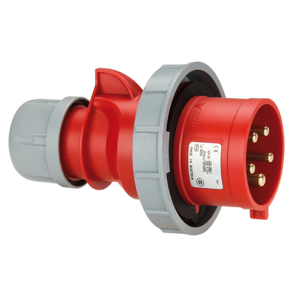 ATLANTIS CEE Series 16Amp. 110V IP67 2P+E Plug 50/60Hz – 4h