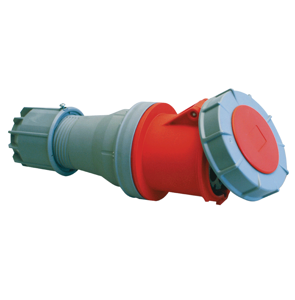 ATLANTIS CEE Series 125Amp. 230V IP67 2P+E Connector 50/60Hz – 6h