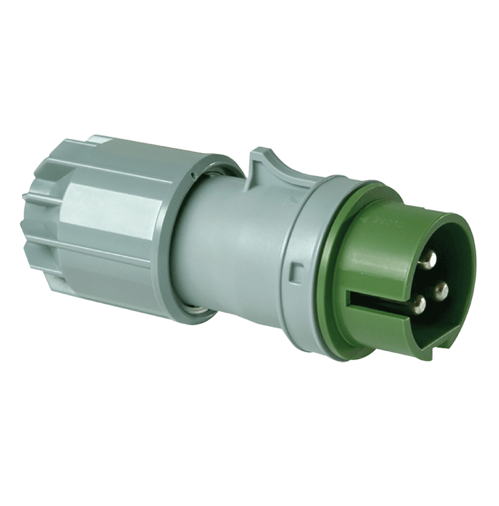 ATLANTIS CEE Series 16Amp. 24V 3Pole IP44 Extra Low Voltage Plug 50/60Hz