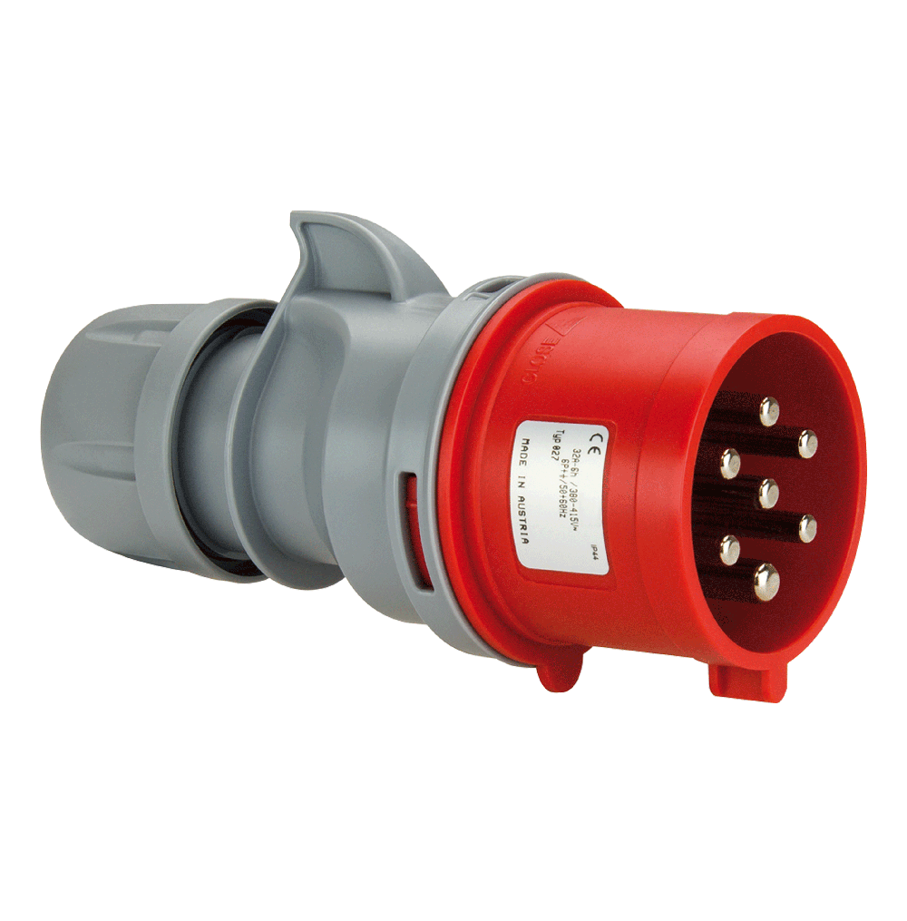 ATLANTIS CEE Series 32Amp. 440V 7Pole IP44 Plug 50/60Hz – 6h