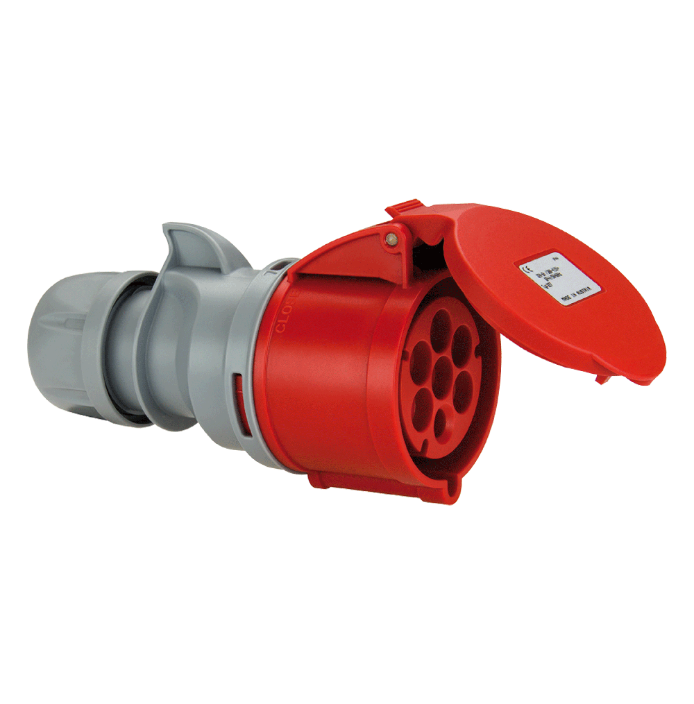 ATLANTIS CEE Series 32Amp. 440V 7Pole IP44/54 Connector 50/60Hz – 6h