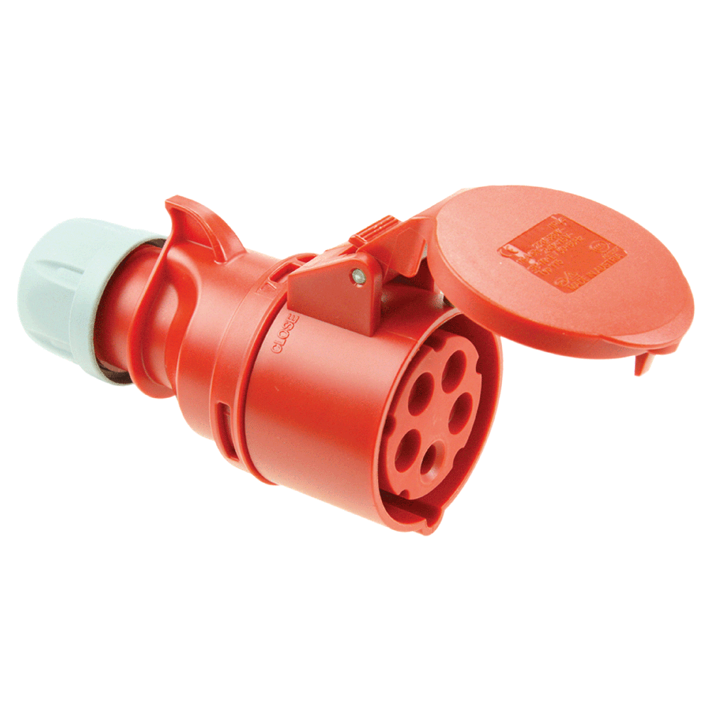 ATLANTIS CEE Series 16Amp. 230V IP44 3P+E Connector 50/60Hz – 9h