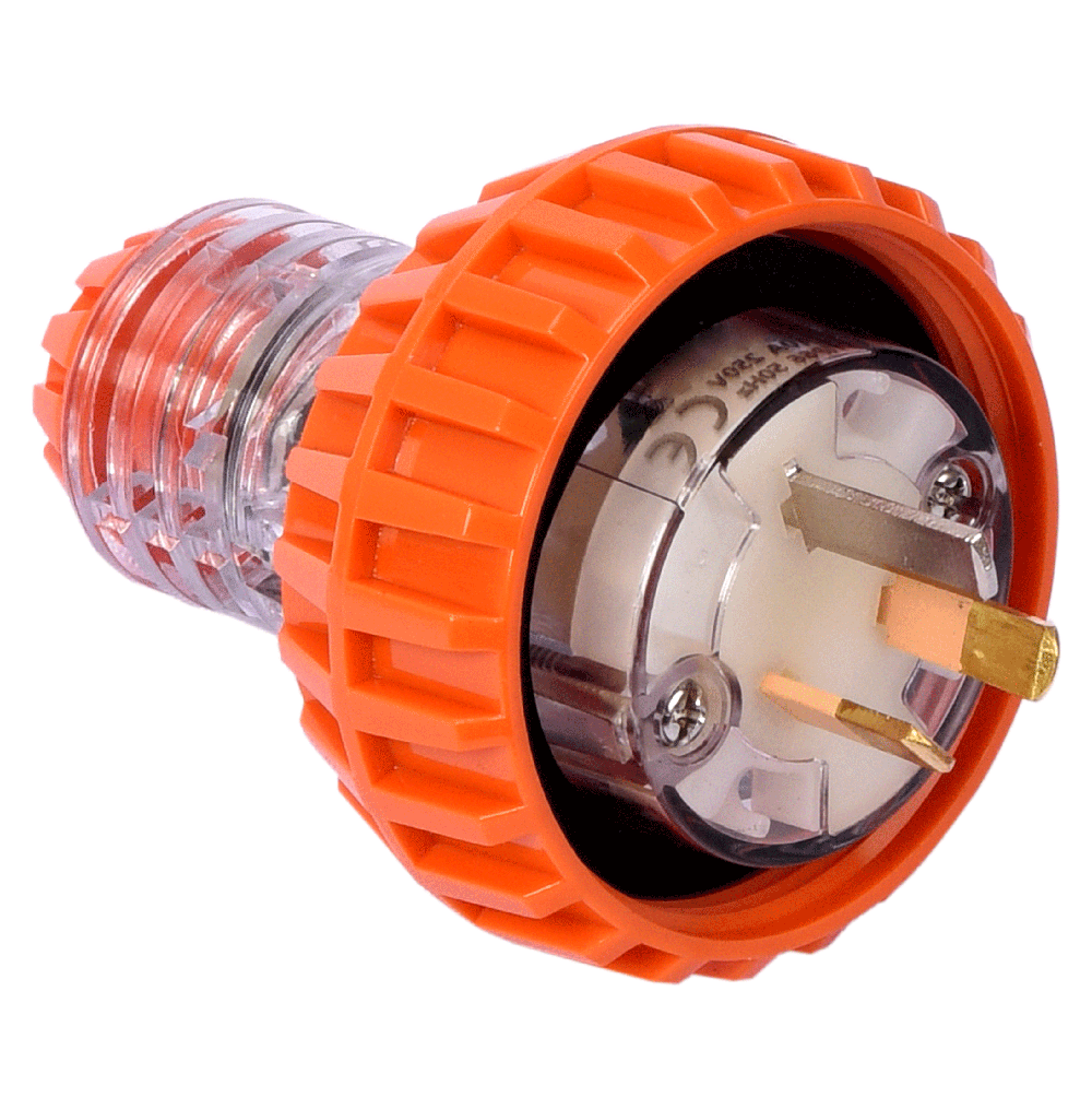 ATLANTIS 56Series 10Amp. 250V IP66 3Pole Straight Plug (Aus.)