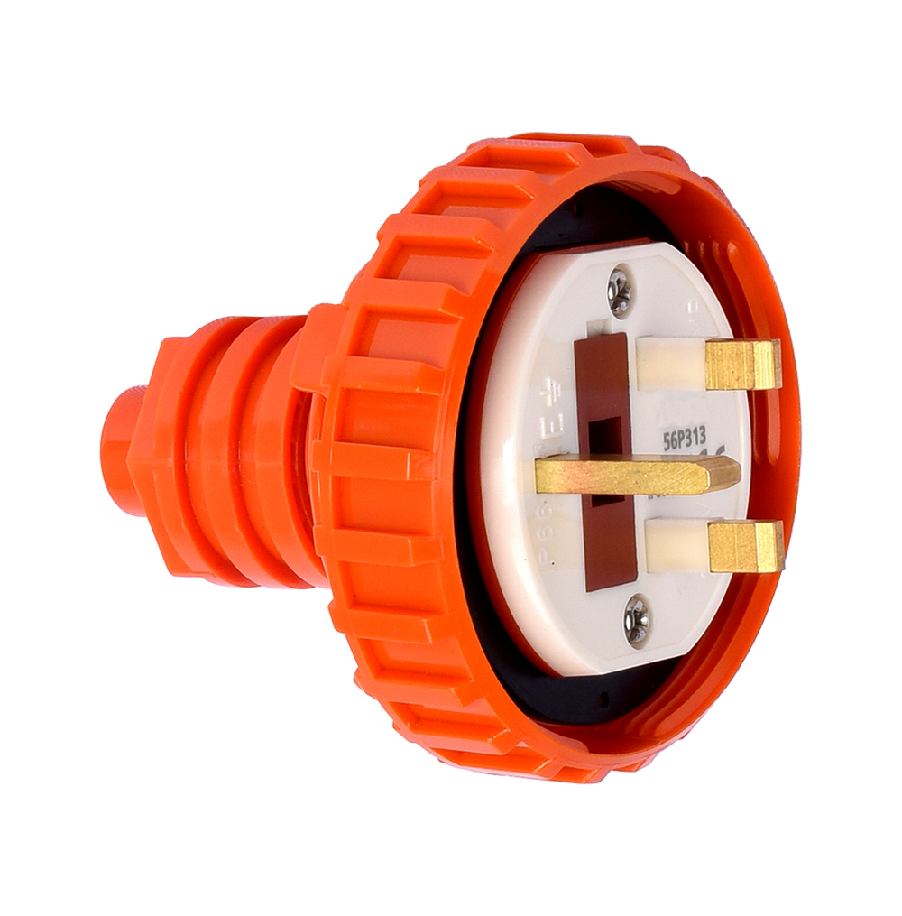 ATLANTIS 56Series 13Amp. 250V IP66 3Pole Straight Plug