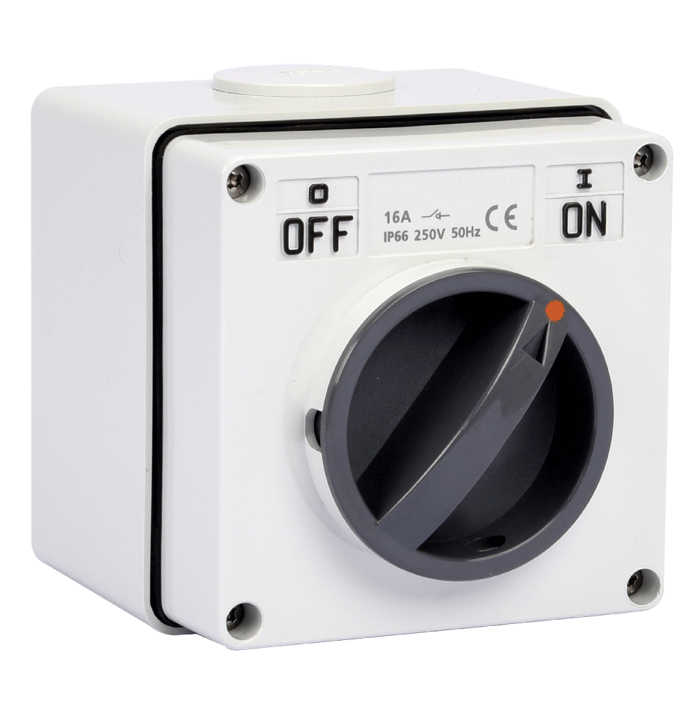 ATLANTIS 56Series 10Amp.500V IP65 1Pole Surface Mounted Rotary Switch