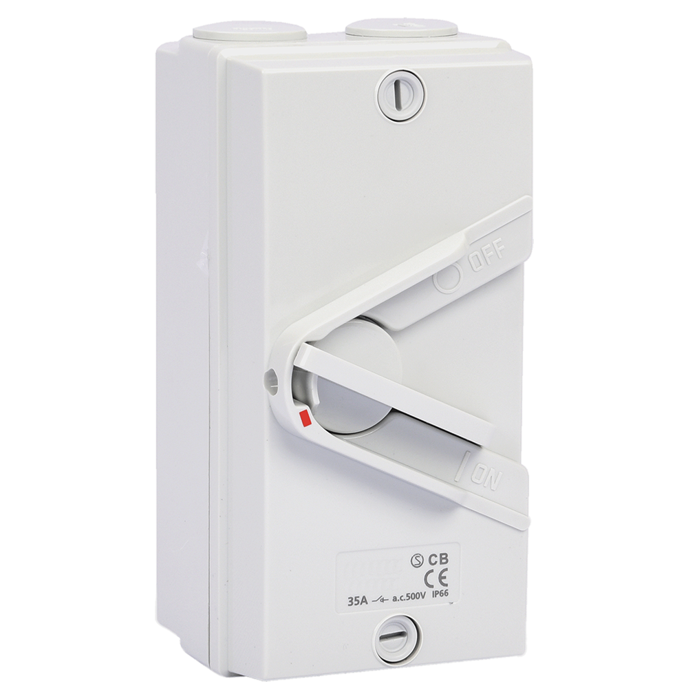 ATLANTIS 56Series 20Amp. 250V IP66 2Pole Isolating Switch