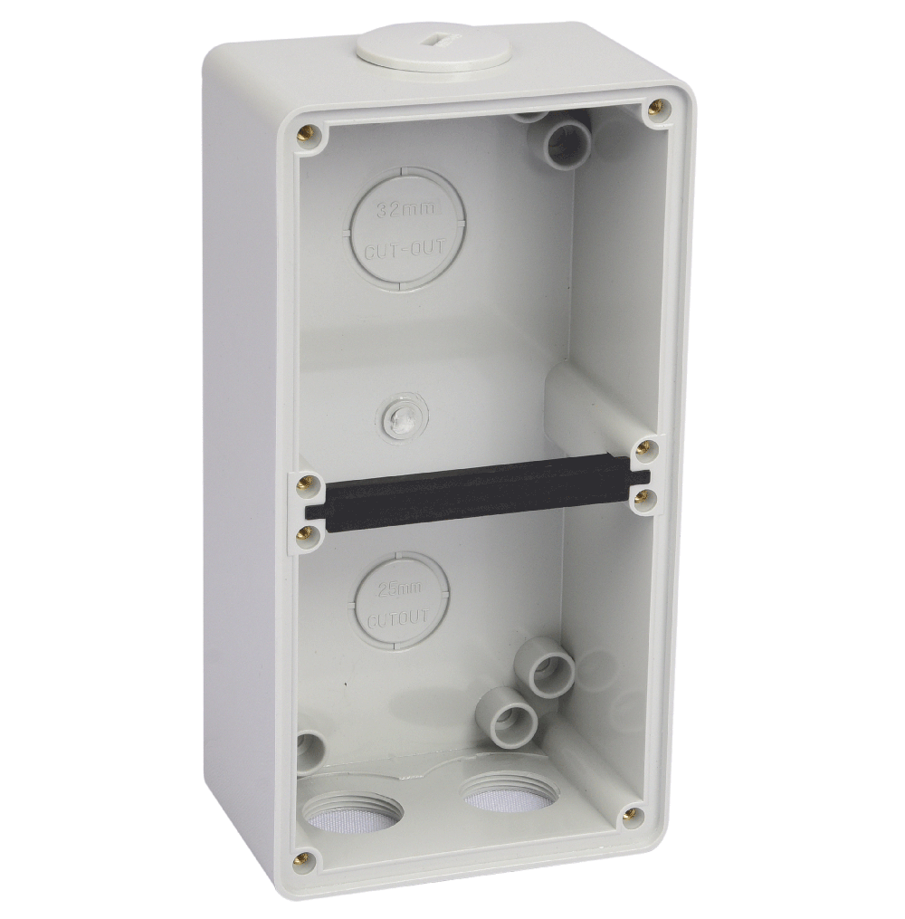 ATLANTIS 56Series 2Gang  Enclosure 198X101X63mm