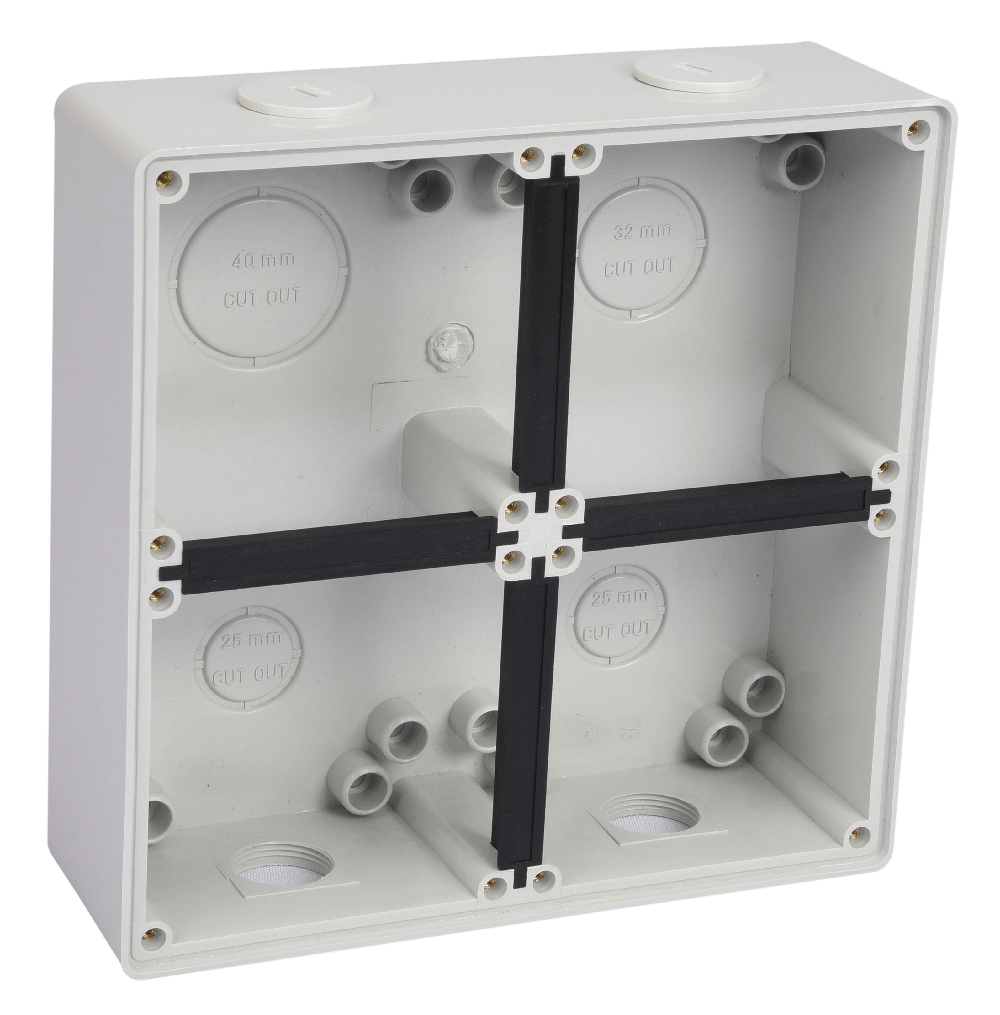 ATLANTIS 56Series 4Gang  Enclosure 198X198X63mm