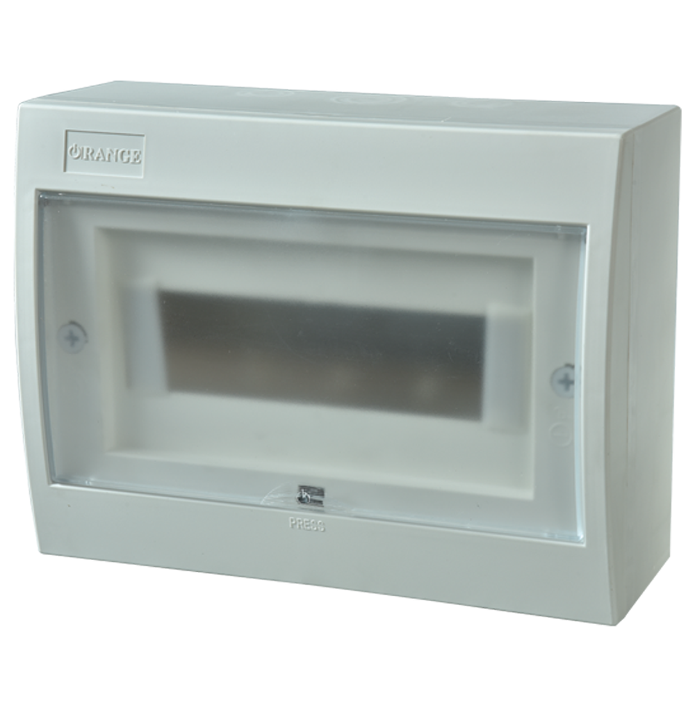 10Way Surface-Mounting Distribution Box 265x200x77mm (with Screw type Terminals) White