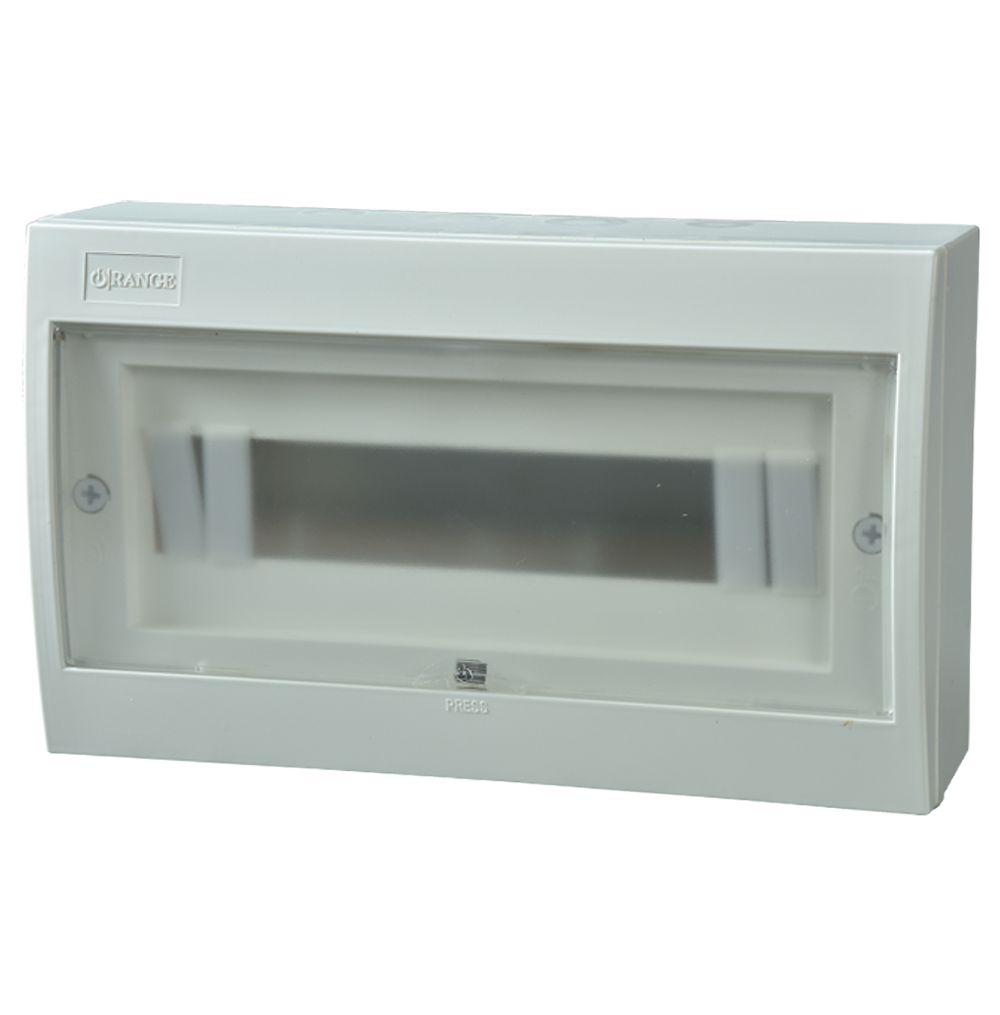 14Way Surface-Mounting Distribution Box 335x200x77mm (with Screw type Terminals) White