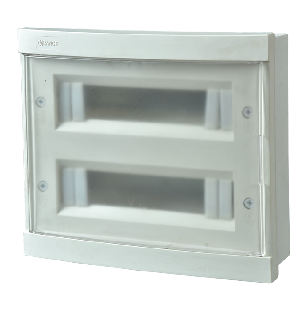 28Way Sunk-Mounting Distribution Box 350x305x77mm (with Screw type Terminals) White