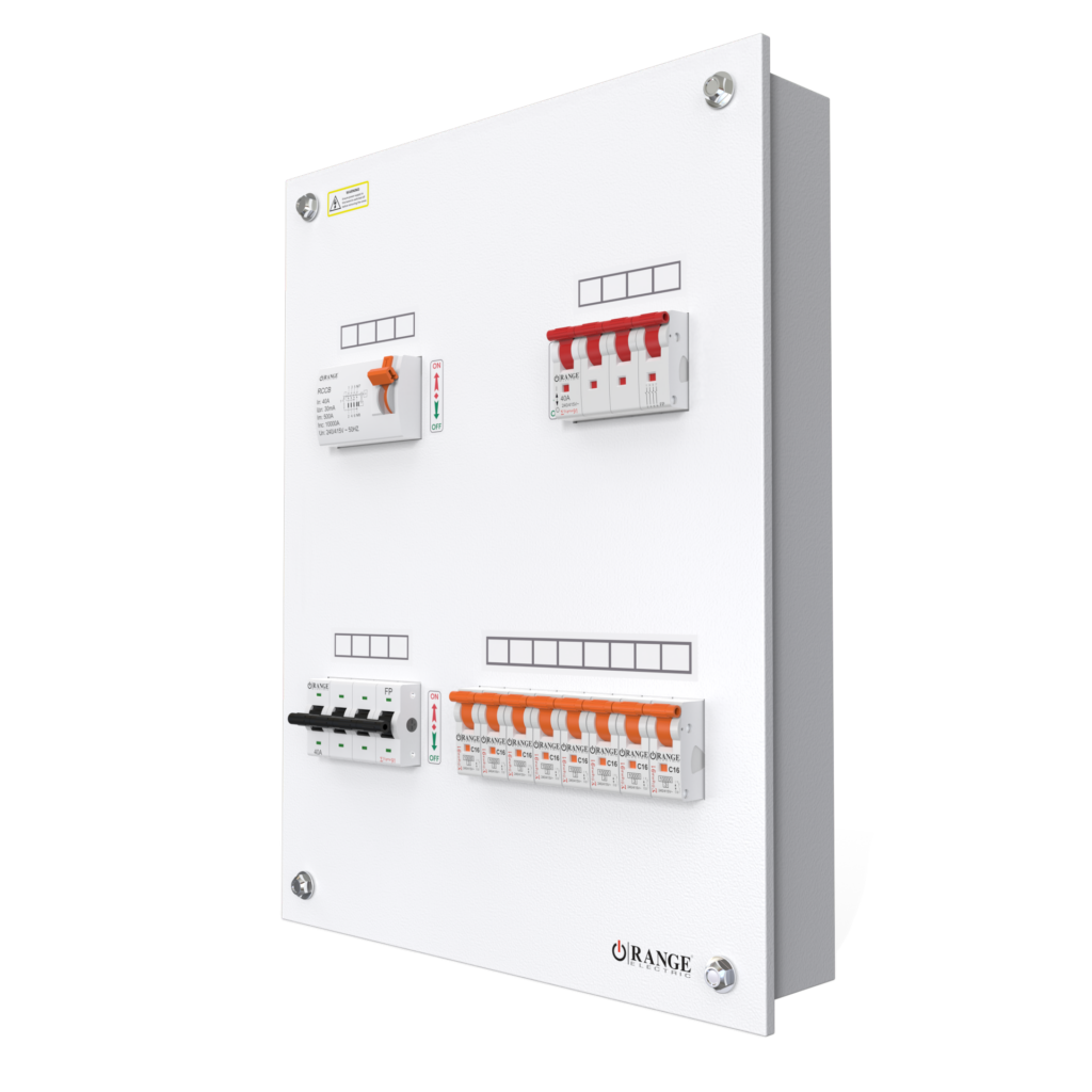 12Way TPN Single Door Metal Distribution Box