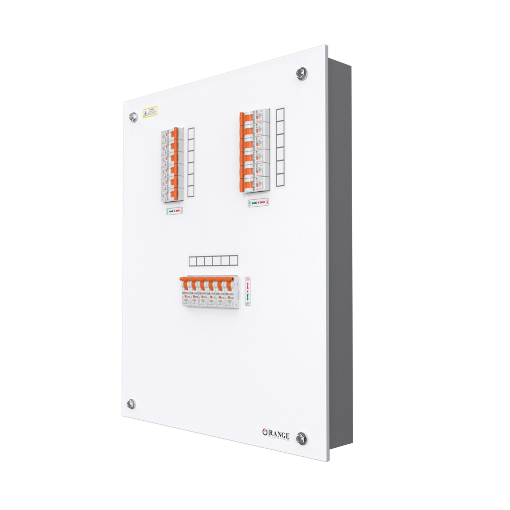 12Way Vertical TPN Single Door Metal Distribution Box