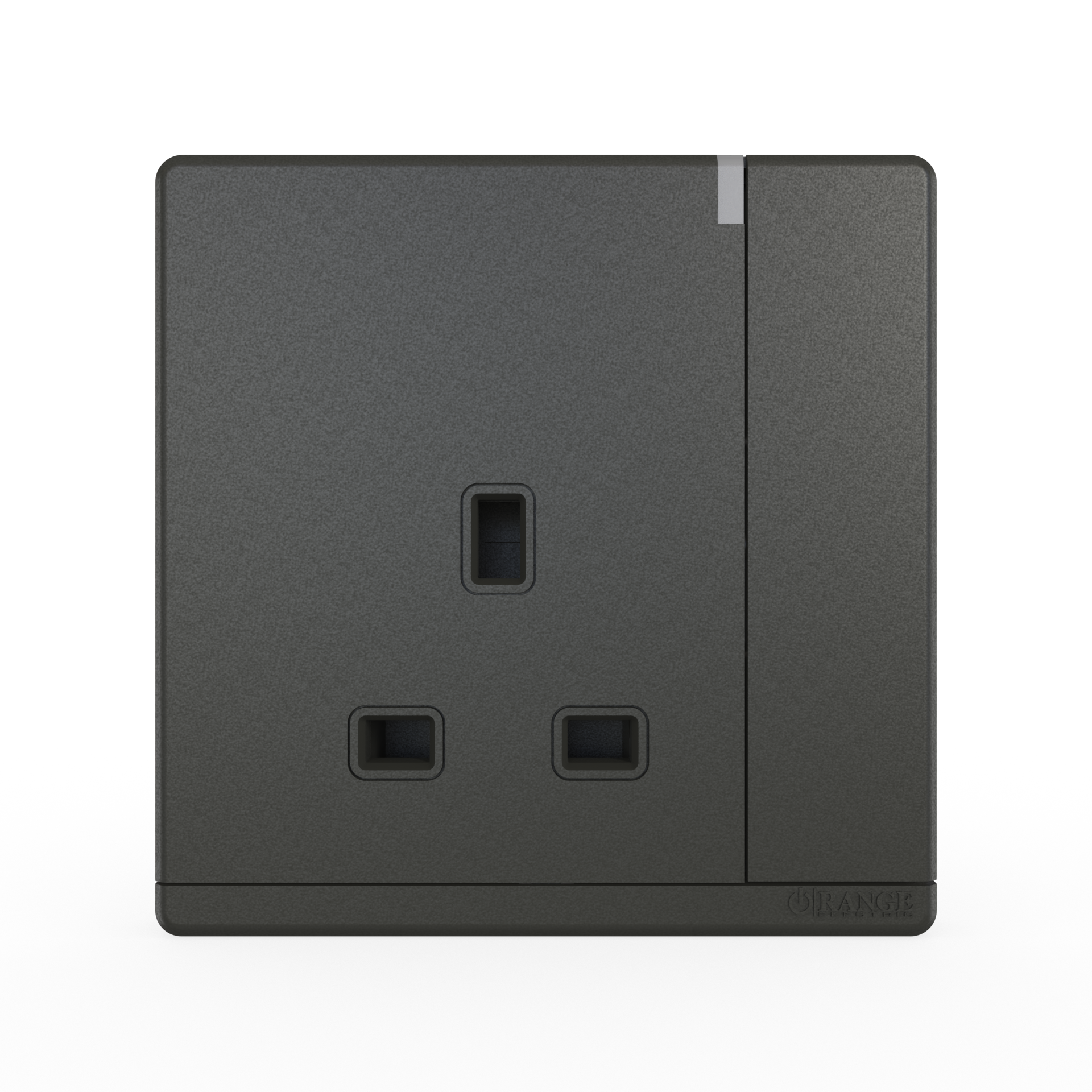 ODESSA 13Amp. 250V Single Switched Socket Outlet with Radium Pearl Gunmetal