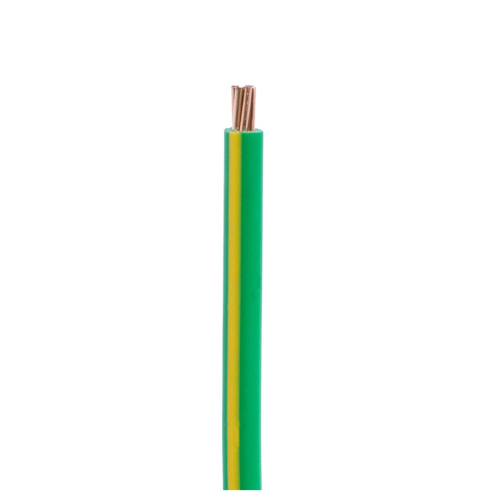 7/0.85mm Cu/PVC Stranded Earth Cable (4mm2) Green