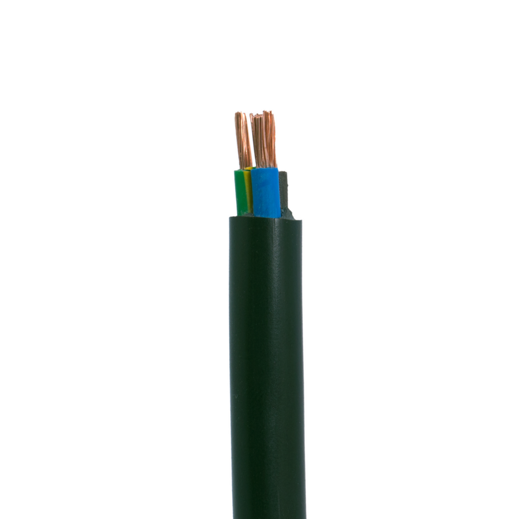 3CX2.5mm2 (50/0.25) CU/PVC/PVC Flexible Cable Black