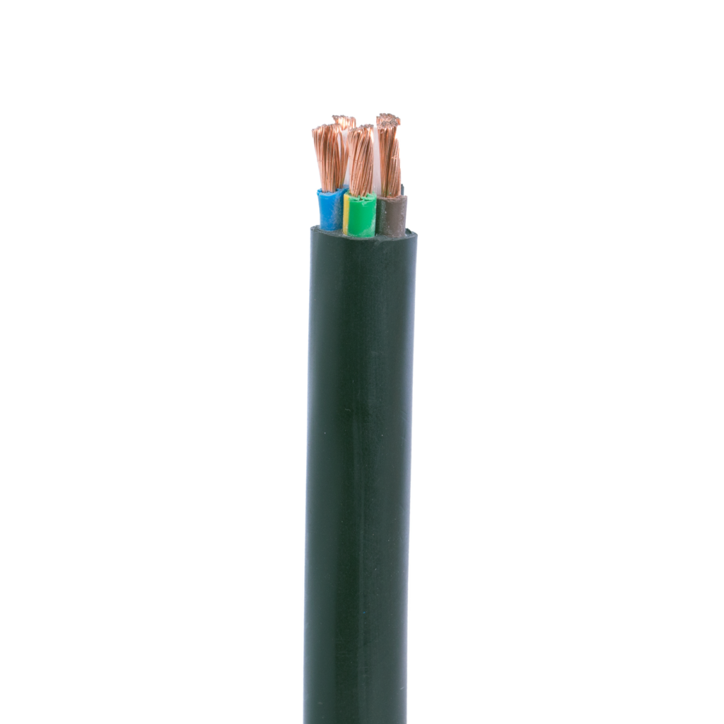 5CX4mm2 (56/0.30) CU/PVC/PVC Flexible Cable Black