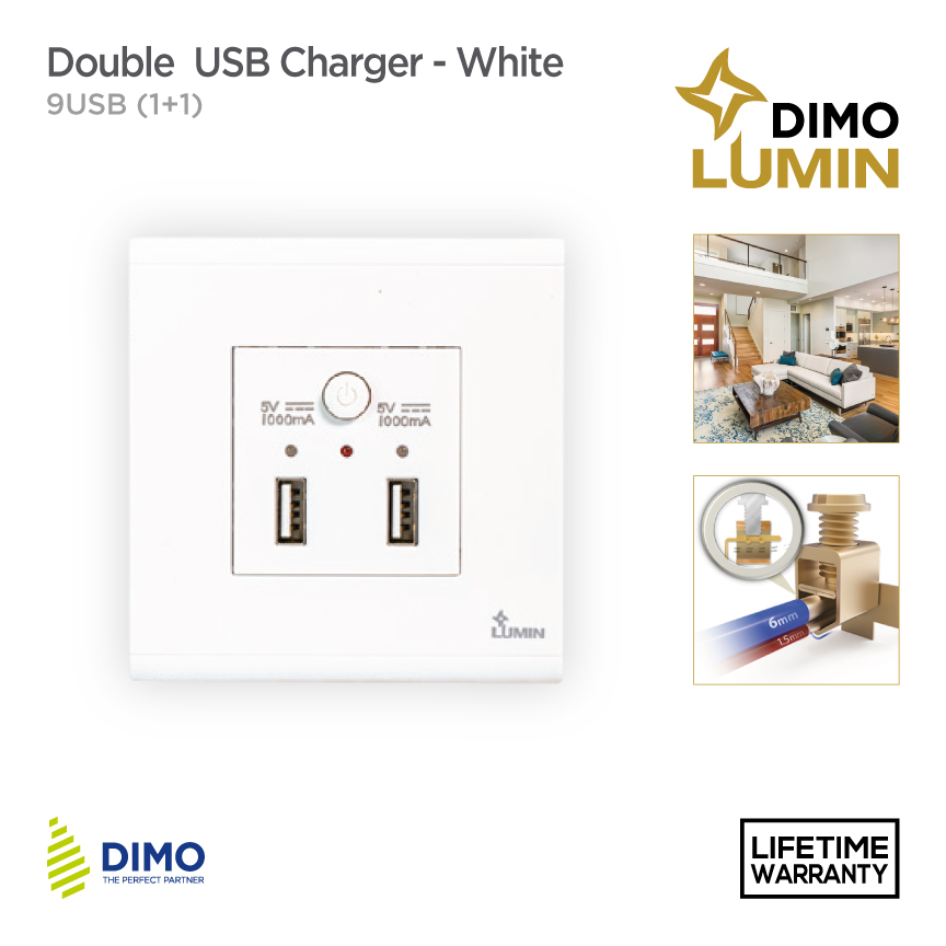 DIMO Lumin Fan Regulator – White