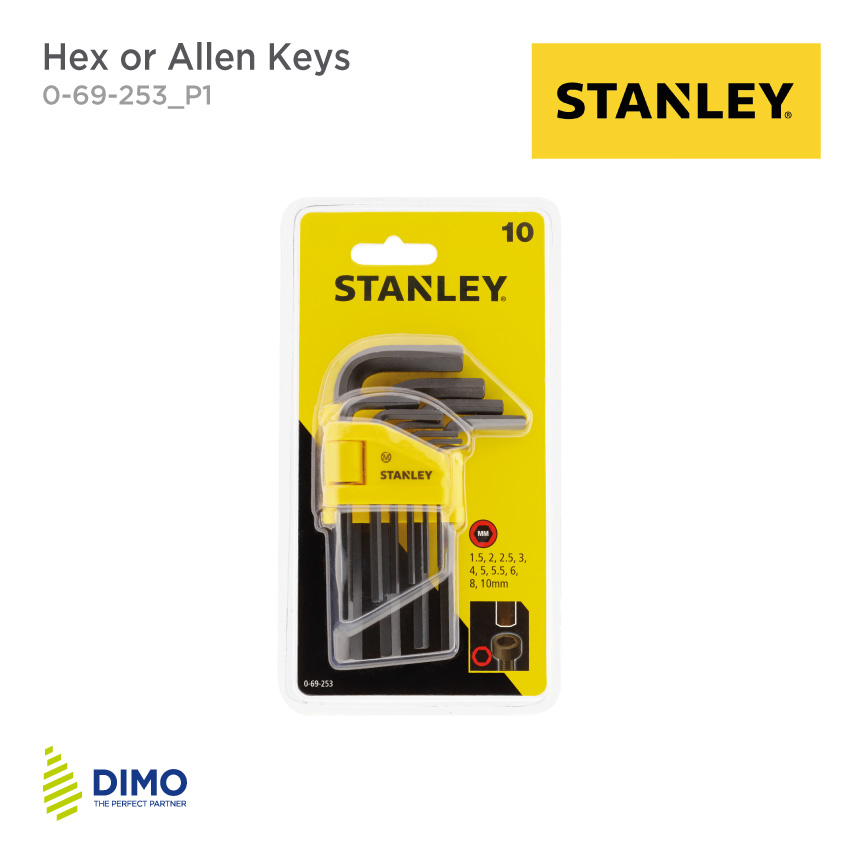 Allen Key -Hex Key Ring Set10 PC