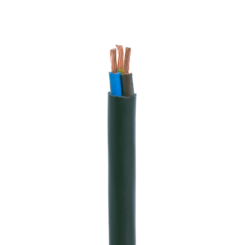 3CX1mm2 (32/0.20) CU/PVC/PVC Flexible Cable Black