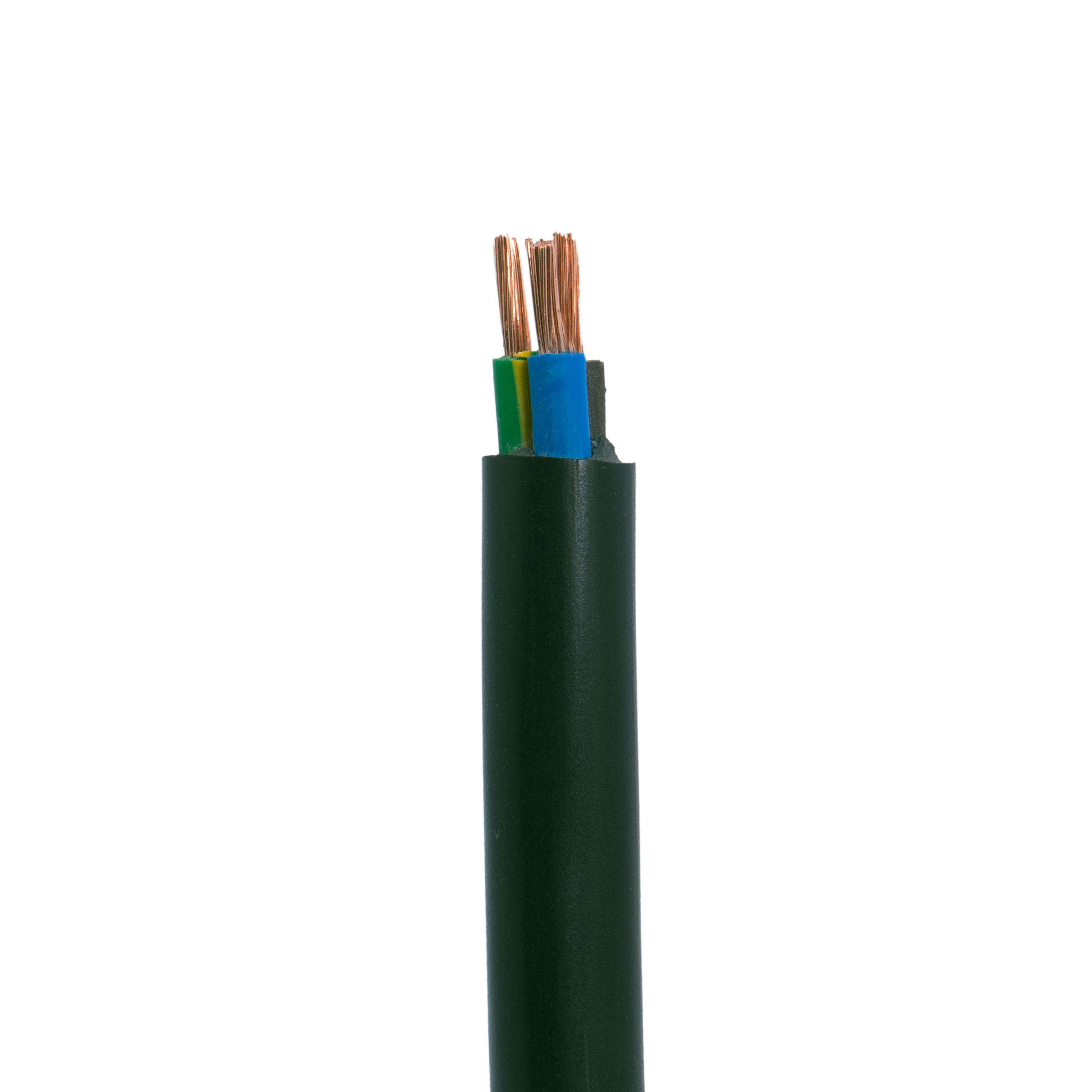 3CX2.5mm2 (50/0.25) CU/PVC/PVC Flexible Cable Black