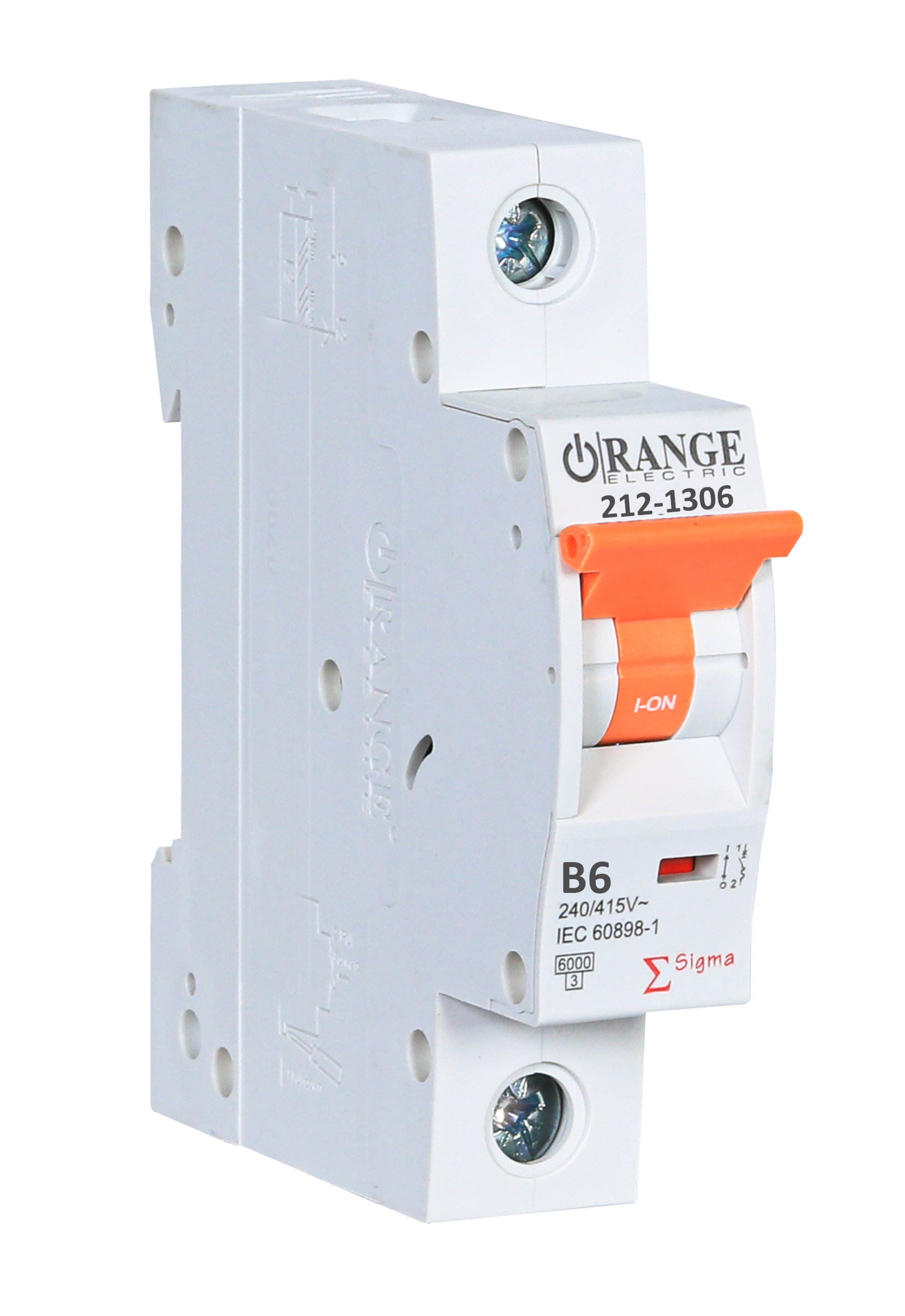 SIGMA 6Amp. 1Pole, Type B, 240/415V, 6kA MCB