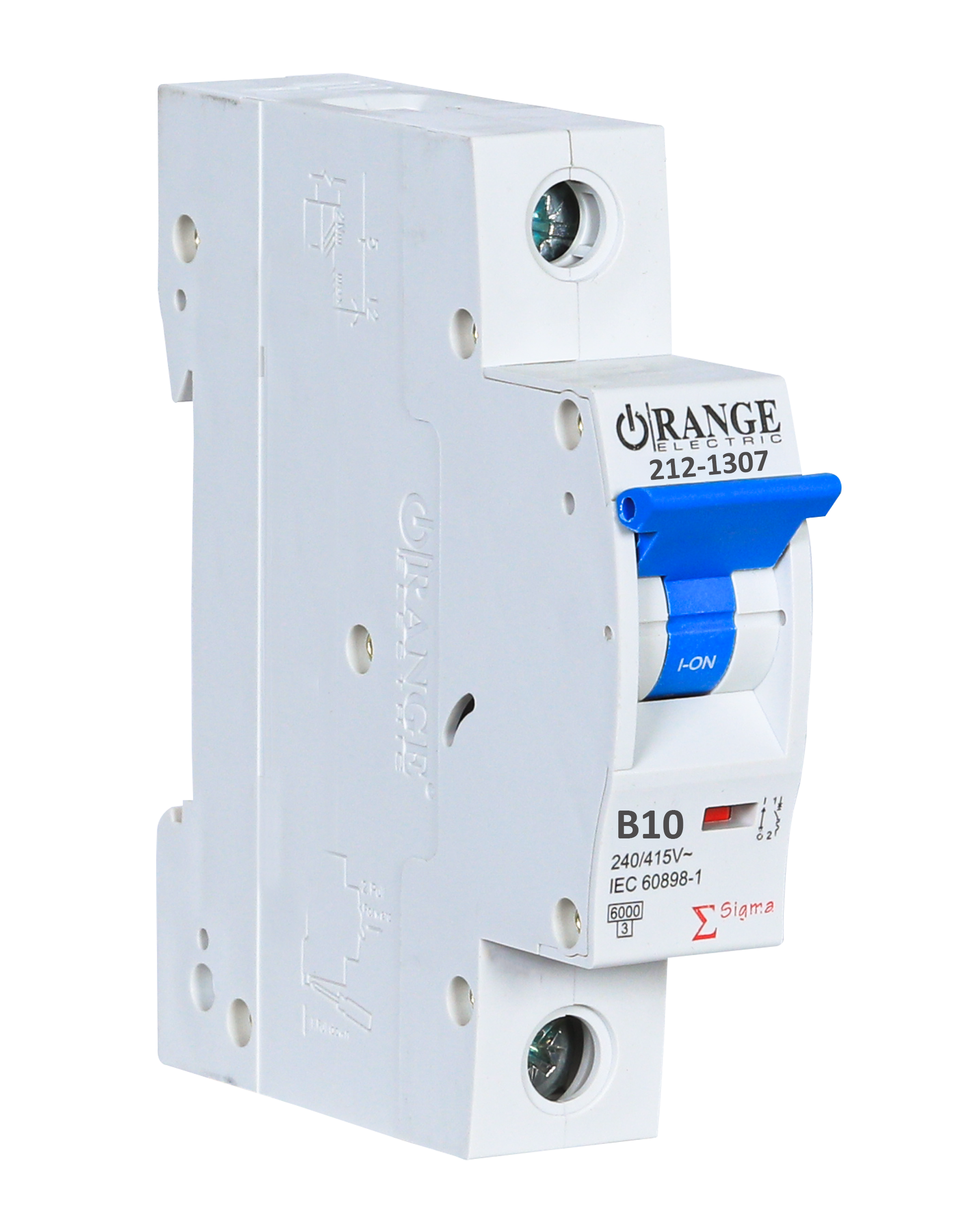 SIGMA 10Amp. 1Pole, Type B, 240/415V, 6kA MCB